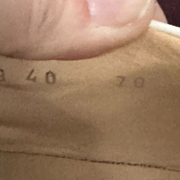 Geox Respira Oxfords Shoes Mens 40 7 White/Silver Tassel Fringe Platform Leather - Picture 7 of 8